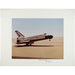 John Young Signed Photograph