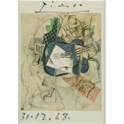 Pablo Picasso Signed Postcard