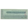 Image 1 : Thomas Nast Signed Check
