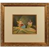 Image 2 : Dopey and Happy production key master background set-up from Snow White and the Seven Dwarfs