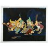 Image 2 : Doc, Happy, Bashful, Sleepy, Sneezy, and Grumpy production cel from Snow White and the Seven Dwarfs