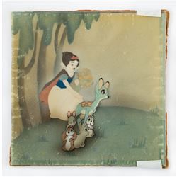 Snow White and forest animals production cels  from Snow White and the Seven Dwarfs