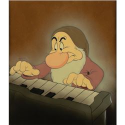 Grumpy production cel from Snow White and the Seven Dwarfs