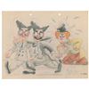 Image 1 : T. Hee concept drawing of The Marx Brothers from Mother Goose Goes Hollywood