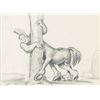 Image 1 : Centaur concept storyboard drawing from Fantasia