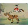 Image 1 : Goofy production cel from How to Ride a Horse