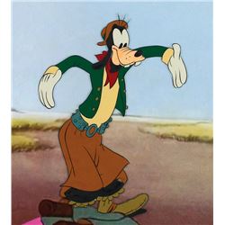 Goofy production cel from El Gaucho Goofy