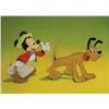Image 1 : Mickey Mouse and Pluto production cel from Mickey and the Seal