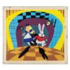Image 1 : Mary Blair concept painting of Alice and the White Rabbit from Alice in Wonderland