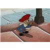 Image 1 : Amos production cel and custom background set-up from Ben and Me