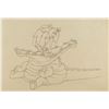 Image 1 : Captain Hook and Tick-Tock the Crocodile production drawing from Peter Pan