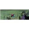 Image 1 : Eyvind Earle panoramic production background and production cels of Prince Philip, Samson, and Malef