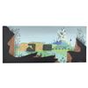 Image 1 : Eyvind Earle concept storyboard painting of Princess Aurora's castle from Sleeping Beauty