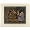 Image 1 : Basil and Dawson production cel and background from The Great Mouse Detective