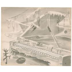 Piano production background from Pagan Moon