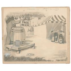 Fairground production background from Those Were Wonderful Days
