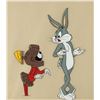 Image 1 : Bugs Bunny and Marvin the Martian production cel from Spaced Out Bunny