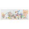 Image 1 : Looney Tunes characters original super-pan drawing by Virgil Ross