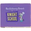 Image 1 : Huckleberry Hound production key master cel and background title card from Knight School