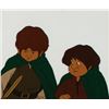 Image 1 : Frodo and Samwise production cel from The Lord of the Rings