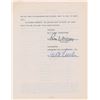 Image 1 : Roy O. Disney Document Signed