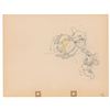 Image 1 : Mickey Mouse and Pegleg Pete production drawing from Two-Gun Mickey
