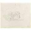 Image 1 : Dopey, Grumpy, and Doc production drawing from Snow White and the Seven Dwarfs signed by Marc Davis