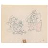 Image 1 : Mickey Mouse, Pluto, and Judge production drawing from Society Dog Show