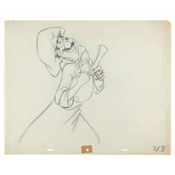 Joe production drawing from Lady and the Tramp