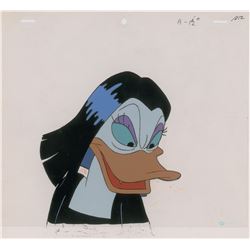 Magica De Spell production cel and drawing from DuckTales
