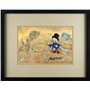 Image 2 : Uncle Scrooge production cel from DuckTales signed by Carl Barks