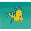Image 1 : Flounder production cel from The Little Mermaid