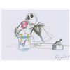 Image 1 : Henry Selick signed storyboard drawing of Jack Skellington from The Nightmare Before Christmas