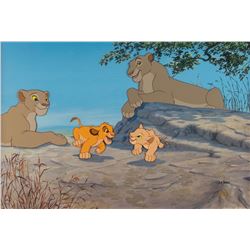 The Lion King limited edition hand-painted cel