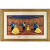Image 1 : Beauty and the Beast limited edition hand-painted cel signed by Paige O'Hara and Robbie Benson