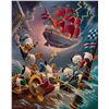 Image 2 : Carl Barks: Afoul of the Flying Dutchman Signed Lithograph