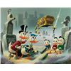Image 2 : Carl Barks: Dubious Doings at Dismal Downs Signed Lithograph