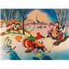 Image 2 : Carl Barks: Snow Fun Signed Lithograph