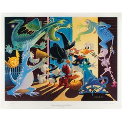 Carl Barks: Halloween in Duckburg Signed Lithograph