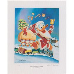 Carl Barks: Gifts for Shacktown Signed Lithograph