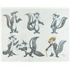 Image 1 : Pepe Le Pew model sheet original drawing by Virgil Ross