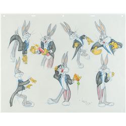 Bugs Bunny model sheet original drawing by Virgil Ross