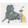 Image 1 : Bugs Bunny and Toro the Bull original drawing by Virgil Ross