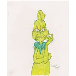 The Grinch original drawing by Virgil Ross