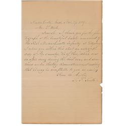 Samuel Francis Smith Signed Poem