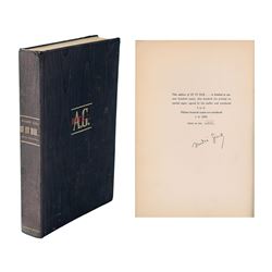 Andre Gide Signed Book