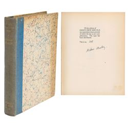 Aldous Huxley Signed Book