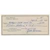 Image 1 : Jack Kerouac Signed Check