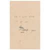 Image 1 : Bram Stoker and Henry Irving Letter Signed