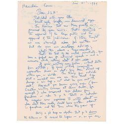 Thornton Wilder Autograph Letter Signed
